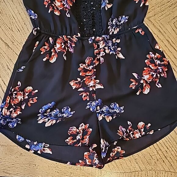 Floral romper size M Aqua - Picture 4 of 8